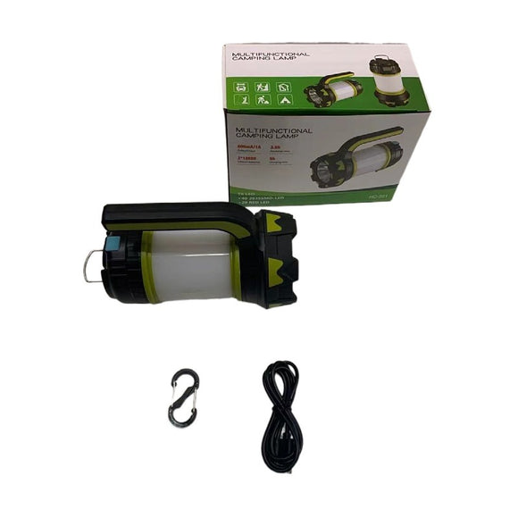 Lámpara Portátil Recargable con Carga Rápida USB Bidireccional