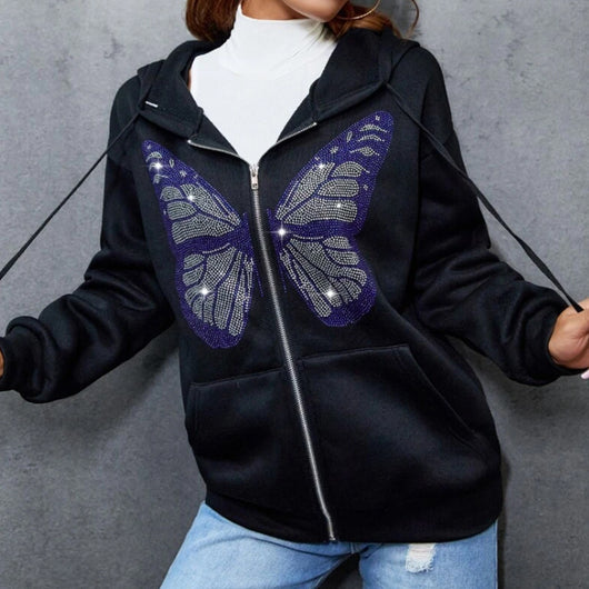 Cardigan de Lana con Bolsillos de Forro Polar y Cierre de Mariposa - Image 2