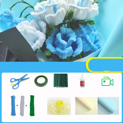 Kit DIY Ramo de Flores Hecho a Mano para Niñas - Día de la Mujer - Image 5