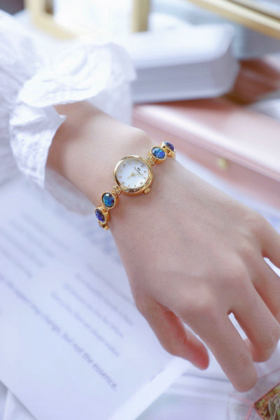 Reloj de Mujer Malachita con Piedra Rugosa - Diseño INS Colorido - Image 22