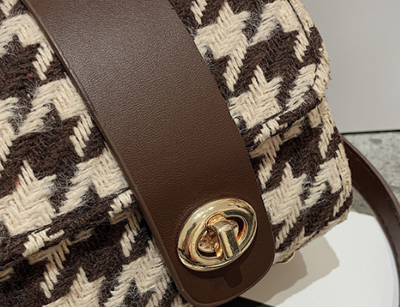 Bolso Boston Cuadros Houndstooth para Mujer - Image 7
