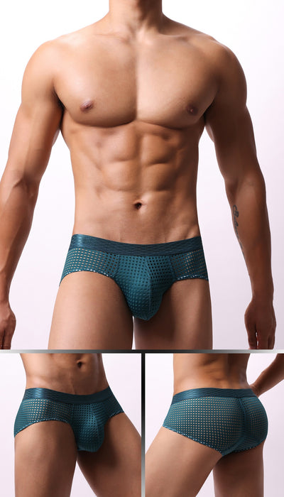 Calzoncillos Tipo Boxer de Malla Cintura Baja para Hombre - Image 23