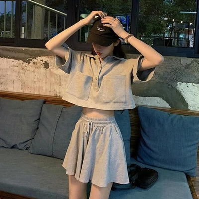 Conjunto Deportivo Mujer: Playera y Shorts Cómodos - Image 19
