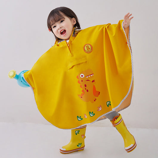 Impermeable Infantil Tipo Capa con Diseño de Dinosaurio - Image 2