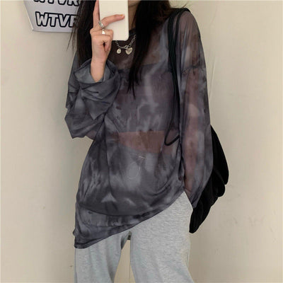 Blusa Holgada de Manga Larga para Mujer - Image 8