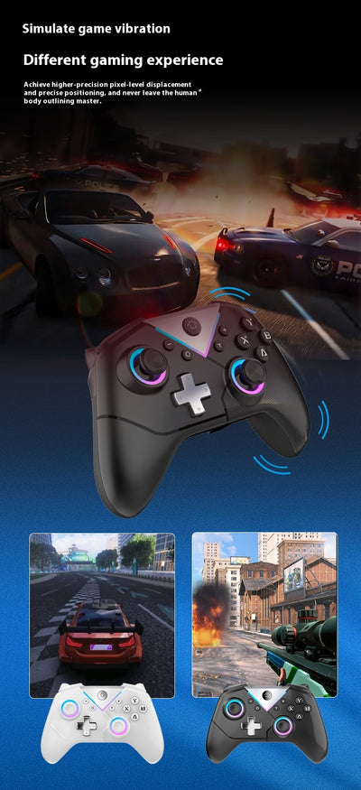 Control Inalámbrico Bluetooth con Vibración Hall Trigger para Nintendo Switch - Image 16