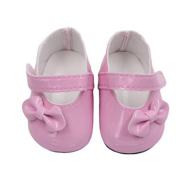 Zapatos de Muñeca American Girl 18 Pulgadas - Diseño Moño Color Sólido - Image 25