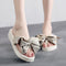 Chanclas Mujer Plataforma Gruesa con Moño - Cómodas y Versátiles
