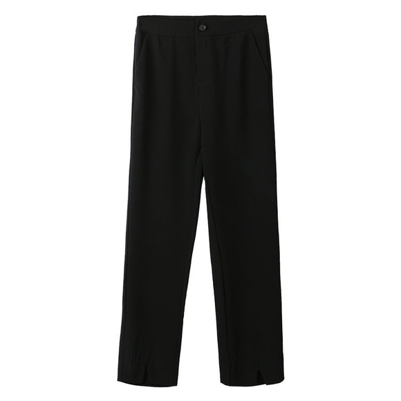 Pantalones Lápiz con Abertura Lateral - Estilo Sofisticado y Moderno