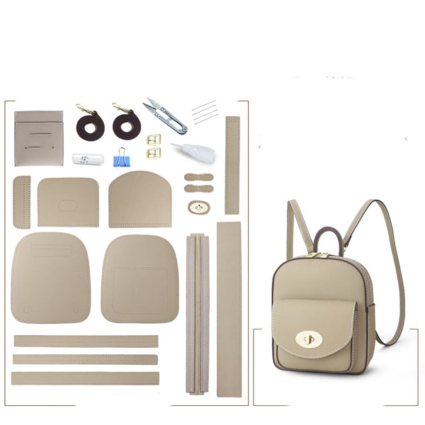 Mochila de Cuero Genuino Artesanal para Mujer