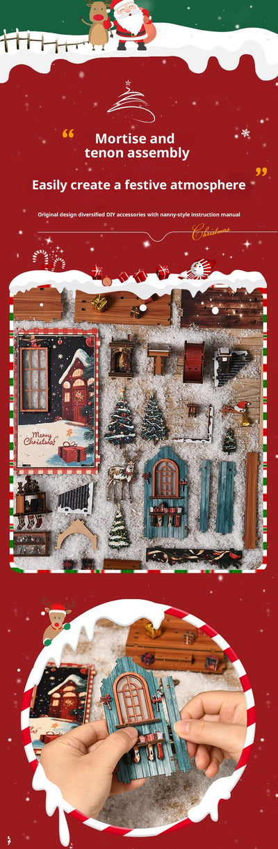 Soporte Decorativo Cabaña Nevada con Gafas - Diseño Creativo y Funcional - Image 11