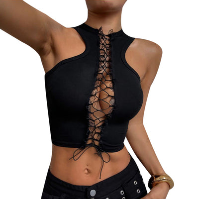 Top Corto Ajustado con Tirantes para Mujer - Image 5