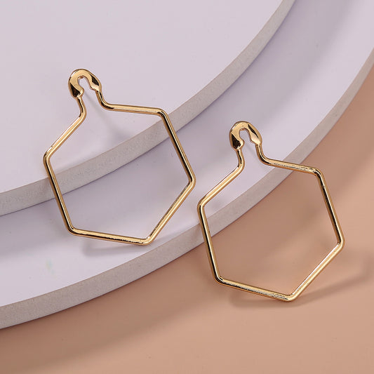 Aretes de Diamante con Diseño Minimalista - Accesorios de Moda Elegantes - Image 2