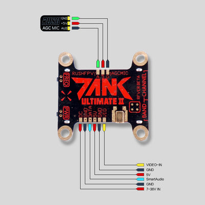 Transmisor de Audio Inalámbrico RUSH TANK II PIT - 48 Canales, hasta 800mW - Image 12
