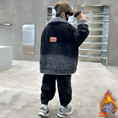 Conjunto de Abrigo Grueso para Niños - Otoño e Invierno - Image 13