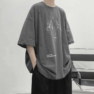 Camiseta Hombre Suelta Manga Corta - Diseño Moderno - Image 11
