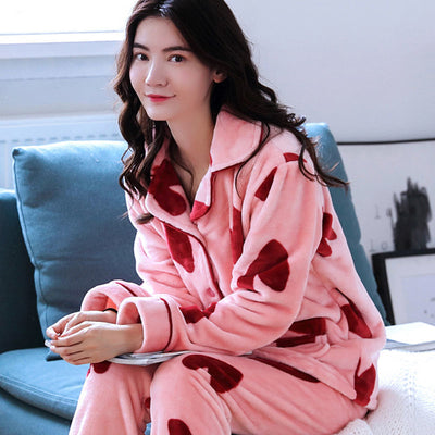 Pijama Térmico de Franela para Mujer - Manga Larga Gruesa - Image 7