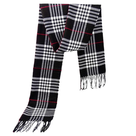 Bufanda Reversible a Cuadros para Hombre - Estilo Versátil