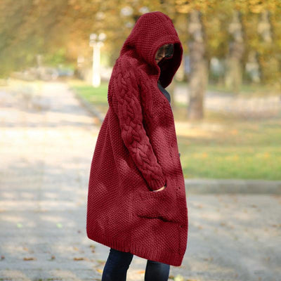 Chaqueta de Punto Ajustada Monoabotonada Manga Larga Estilo Urbano - Image 11