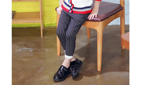 Zapatos de Cuero para Niños Estilo Británico Casual - Calzado Escolar Versátil
