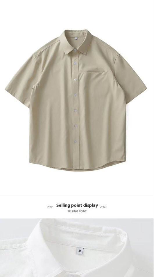 Camisa Americana de Hombre Manga Corta Peso Pesado - Image 14