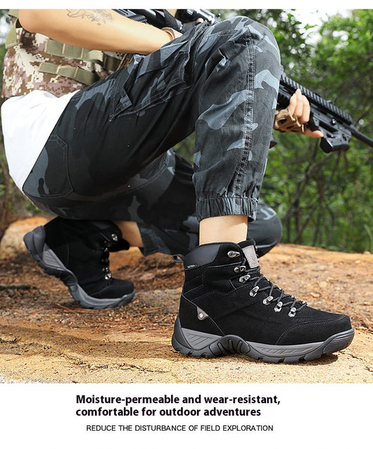 Botas de Montaña Impermeables Talla Grande para Hombre - Otoño e Invierno - Image 11