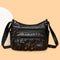 Bolso Mensajero de Cuero con Múltiples Compartimentos y Bolsillos