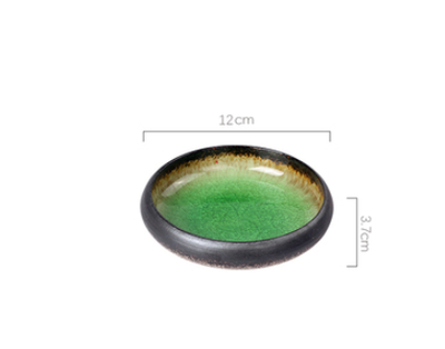 Plato de Cerámica Artesanal con Esmalte Agrietado - Image 12