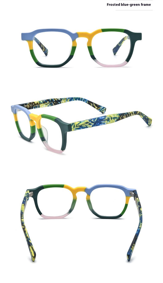 Lentes de Marco Cuadrado con Cristales Degradados Multicolor - Image 9