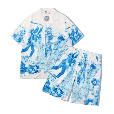 Conjunto Playero Estampado Floral - Camisa Casual Playa - Image 6