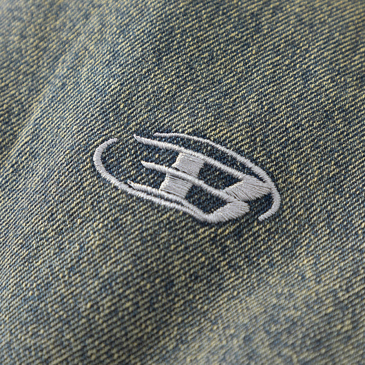 Chaqueta Denim Acolchada con Degradado de Color - Image 4