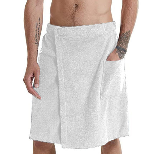 Bata de Toalla para Hombre con Cierre Velcro y Bolsillo - Image 5