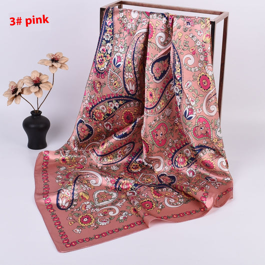 Pañuelo de Seda Estampado Anacardo Xinjiang Grande - Image 16