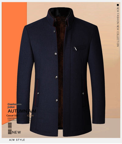 Chaqueta Casual para Hombre con Cuello de Pie - Image 11