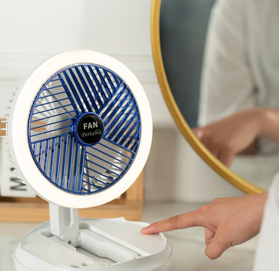 Ventilador de Techo Plegable con Carga USB, Luz LED y 4 Velocidades - Image 13