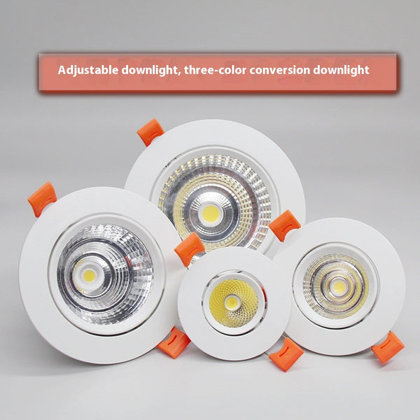 Foco Downlight LED COB Profesional para Techo 75mm