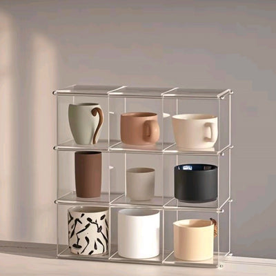 Estantería de Escritorio Transparente Modular Multi-nivel - Image 3