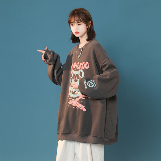 Sudadera Hip Hop Mujer Tendencia Urbana Ins - Image 13