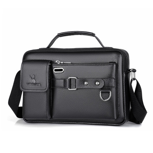 Bolso Bandolera Casual para Hombre con Diseño Oblicuo - Image 5
