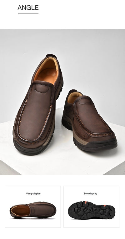 Zapatos Casuales de Cuero para Hombre Talla Grande - Cómodos y Ligeros - Image 13