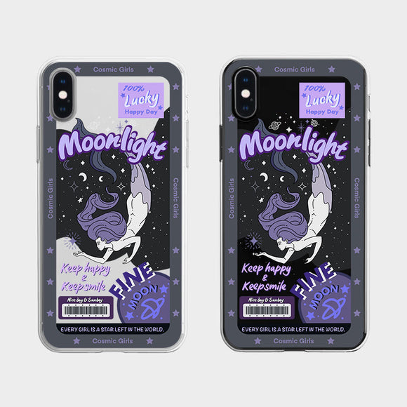 Funda Transparente con Diseño Estampado para Teléfono