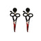 Scissors earrings