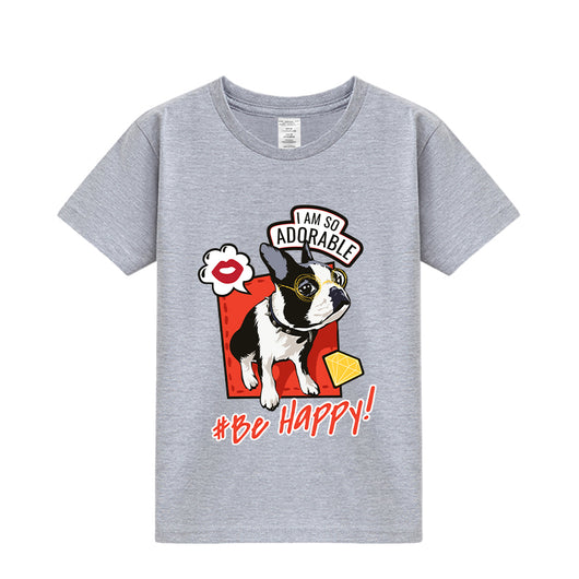 Playera Bulldog Francés Estampado Verano Manga Media - Image 4