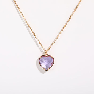 Collar de Cobre con Circón Colorido y Elemento de Amor - Image 7