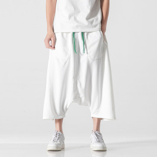 Pantalones Hombre Casual Rectos Pierna Ancha Suelta - Image 11