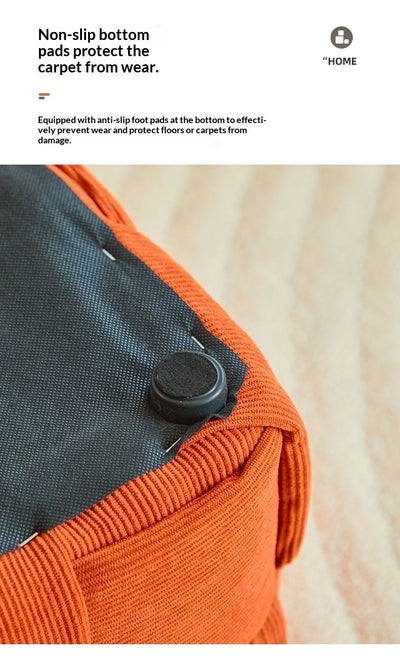 Sofá de Influencer para Sala de Estar con Reposapiés de Madera Maciza - Image 14