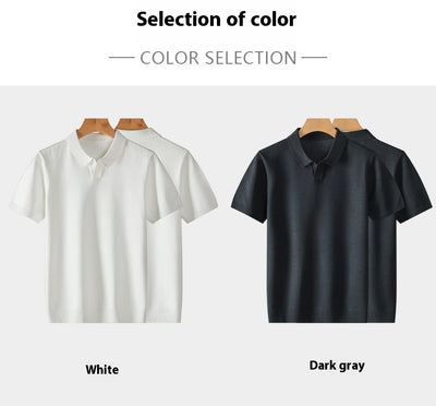 Polo Manga Corta Hombre Moderno para Otoño Invierno - Image 11
