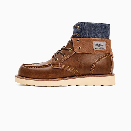Botas de Trabajo Vintage Denim Tipo Botín para Hombre - Image 2