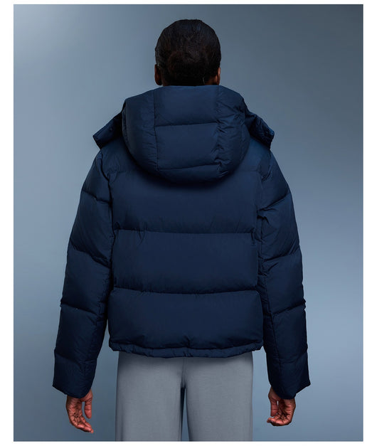 Abrigo de Plumas de Pato Blanco Desmontable con Capucha para Mujer - Invierno Cálido y Elegante - Image 18