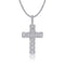 Collar Colgante Moissanita Premium en Plata 925 Chapada en Platino